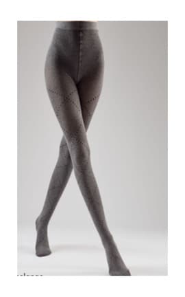 ART G FASHION-Колготки женские Melange Diamonds 90 Den Nero размер 3-2000115548686-