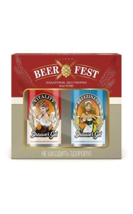 LIORA-Набор для мужчин косметический Liora Beer Fest 2x250 мл-4823106003388-