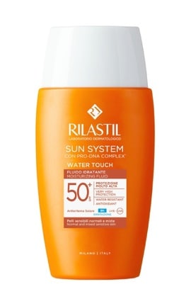 RILASTIL-Флюїд для обличчя сонцезахисний Rilastil Sun System SPF 50 зволожувальний 50 мл-8050444858042-