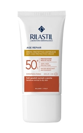 RILASTIL-Крем для лица солнцезащитный Rilastil Sun System SPF 50 антивозрастной 40 мл-8050444859407-