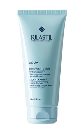 RILASTIL-Гель деликатный очищающий Rilastil Aqua для лица 200 мл-8033224810522