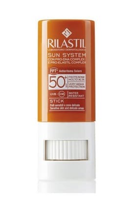 RILASTIL-Сонцезахисний крем Rilastil Sun System Transparent Stick Sensitive Areas SPF50+ 8.5 мл-8050444859315-