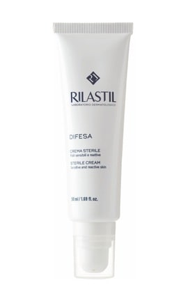 RILASTIL-Крем стерильний Rilastil Difesa для чутливої шкіри схильної до подразнень 50 мл-8050444852897-