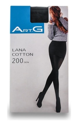 ART G-Колготки жіночі ArtG Lana Cotone 200 den 2(S) 1 шт-4820040104942-