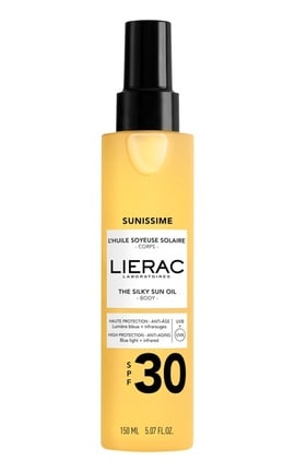 LIERAC-Сонцезахисна шовковиста олія Lierac Sunissime SPF 30 150 мл-3701436917531-