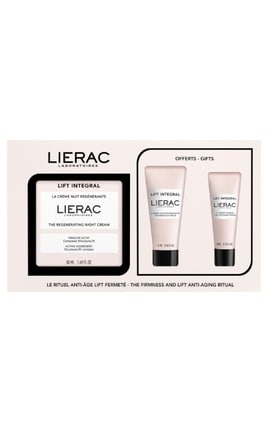 LIERAC-Набір Lierac Lift Integral Нічний крем 50 мл + Денний крем 15 мл + Сироватка 10 мл-3701436924430-
