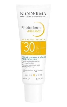 BIODERMA-Флюїд для обличчя Bioderma Photoderm AKN Mat SPF 30 Сонцезахисний 40 мл-3701129803691-