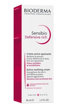 BIODERMA-Крем для обличчя Bioderma Sensibio Defensive Насичений 40 мл-3701129804469-