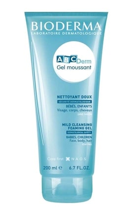 BIODERMA-Гель для купания Bioderma ABCDerm Foaming Cleanser 200 мл-3401345568694-