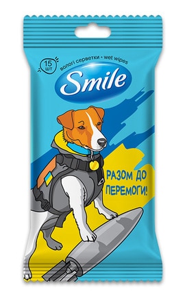 SMILE-Влажные салфетки Smile Разом до перемоги-4823071656381-