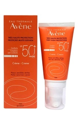 AVENE-Сонцезахисний крем Avene Face Cream SPF50+ Dry Sensitive Skin 50 мл-3282770149487-