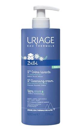 URIAGE-Крем детский Uriage Baby Foaming and Cleansing Очищающий 500 мл-3661434008672-