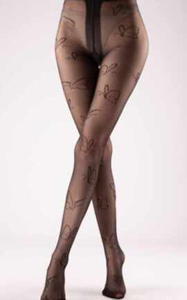 ART G FASHION-Колготки женские ArtG Butterfly 40 den crema размер М-2000115548440-