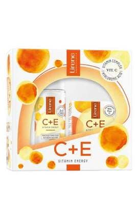 LIRENE-Набор подарочный Lirene C+E увлажняющая пенка для умывания 150 мл + увлажняющий питательный крем 50 мл-5900717073111-