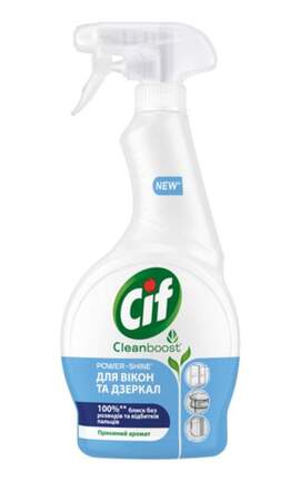 CIF-Засіб для миття вікон і дзеркал Cif Power and shine 500 мл-8720182787576-