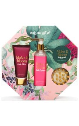 WATSONS-Набор подарочный Botanical Garden Гель для душа+лосьон для тела+скраб для тела+щетка массажер-4894819705432-