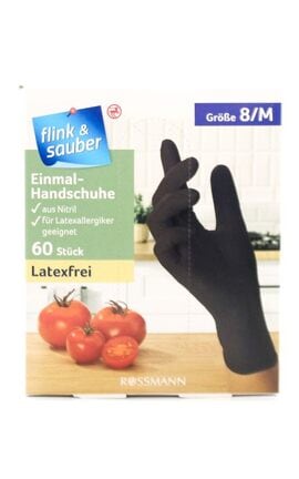 FLINK and SAUBER-Перчатки нитриловые М Flink&Sauber 1 пара-4305615944753-