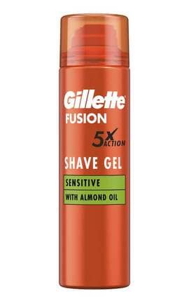 GILLETTE FUSION-Гель для гоління Gillette Fusion Для чутливої шкіри 200 мл-7702018617098-