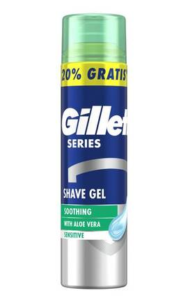 GILLETTE SERIES-Гель для гоління Gillette Fusion Для чутливої шкіри 200 мл-7702018982011-