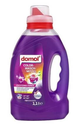DOMOL-Гель для стирки цветных вещей Domol 20 стирок 1100 мл-4068134024039