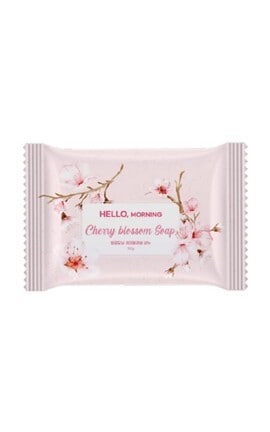 HELLO MORNING-Мыло твердое HELLO, Morning Cherry Blossom 150 г-8809925101890-
