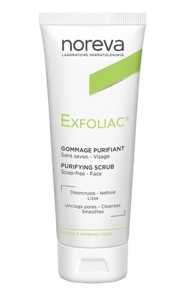 NOREVA-Скраб очищающий Noreva Laboratoires Exfoliac Purifying Scrub для лица 50 мл-3571940000384-