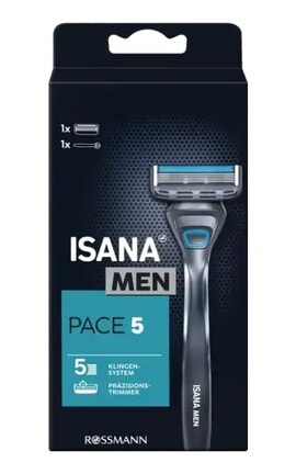 ISANA MEN-Станок для гоління Isana Men 5 лез 1шт-4305615972190-