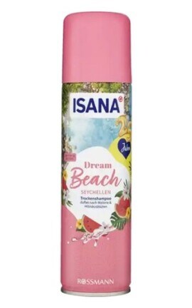ISANA-Сухой шампунь для волос Isana Dream Beach 200 мл-4305615975504