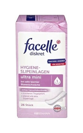 FACELLE-Прокладки урологічні Facelle Discreet Ultra Mini 26 шт-4305615604992-