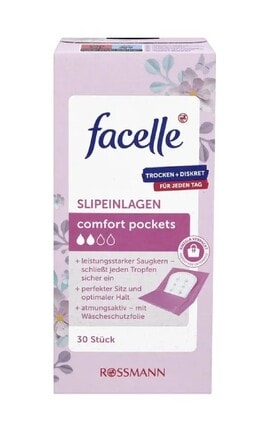FACELLE-Прокладки ежедневные Facelle Discreet Normal 30 шт-4305615467399-