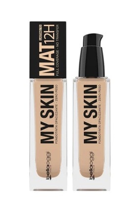 BELLAOGGI-Тональный крем Bellaoggi My Skin Mat 12H 01 30 мл-8028997081064-