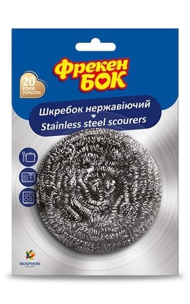 ФРЕКЕН БОК-Скребок кухонний з нержавіючої сталі Фрекен Бок 1 шт-4820048480765