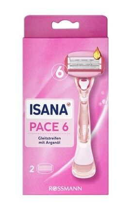 ISANA-Станок для бритья женский Isana Pace 6 1 шт-4305615338545-