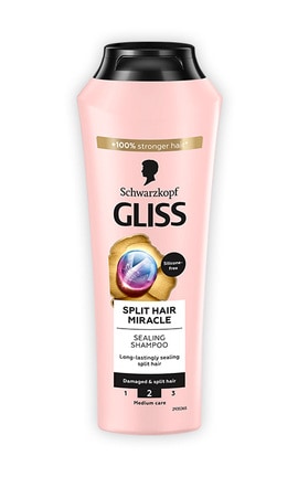 Gliss-Шампунь для поврежденных волос и секущихся кончиков уплотняющий Gliss Split Hair Miracle 250 мл-9000101287332-