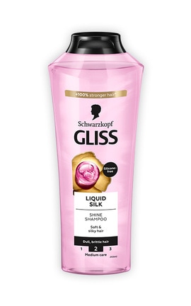 Gliss-Шампунь для волосся Gliss Рідкий шовк для ламкого волосся 400 мл-9000100549592-