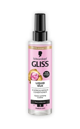 Gliss-Експрес-кондиціонер для волосся Gliss Рідкий Шовк 200 мл-9000100256087-
