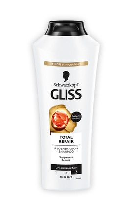 Gliss-Шампунь для волосся Gliss Total Repair для сухого пошкожденого волосся  400 мл-9000100549493-