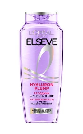 ELSEVE-Шампунь-філер для зволоження волосся L`Oreal Paris Elseve Hyaluron Plump 250 мл-3600524029494-
