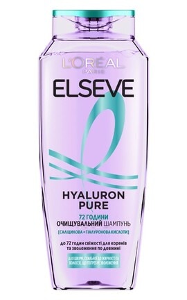 ELSEVE-Шампунь L'Oreal Paris Elseve Hyaluron Pure для Жирного типа волос 400 мл-3600524148904-