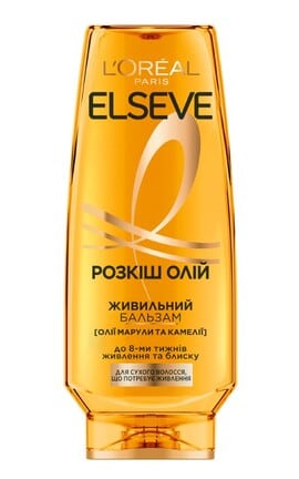 ELSEVE-Ополіскувач для волосся Elseve Розкіш Олій живильний бальзам для сухого волосся, 200 мл-3600523908905-