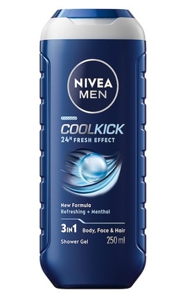 NIVEA-Гель для душу Nivea Men Cool Kick для тіла, обличчя та волосся 250 мл-4006000009339-