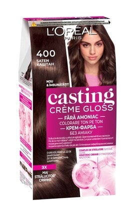 CASTING CG-Краска для волос без аммиака Сasting Creme Gloss 400 каштан 1 шт-3600521249888-