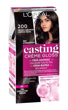 CASTING CG-Краска для волос без аммиака Сasting Creme Gloss 200 черный кофе 1 шт-3600521249840-