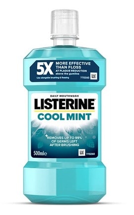 LISTERINE-Ополіскувач для ротової порожнини Listerine Cool mint 500 мл-5010123703585-