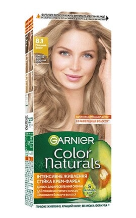 COLOR NATURALS-Краска для волос Garnier Color Naturals 8.1 Песчаный берег, 8.1 Песчаный берег-3600540168450-