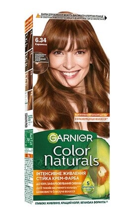 COLOR NATURALS-Краска для волос Garnier Color Naturals 6.34 Карамель-3600540199546-