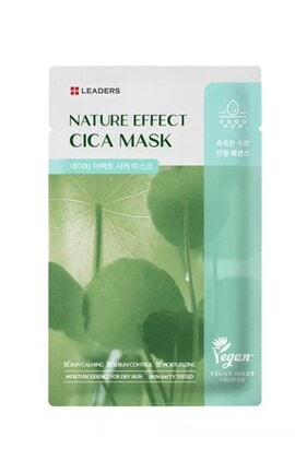 LEADERS-Маска для лица Nature Effect Cica Mask 1 шт-8809672284020-