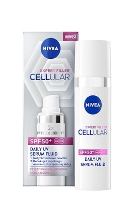 NIVEA-Флюид для лица Nivea Cellular Expert Filler защитный SPF 50+ 30 мл-5900017098364-