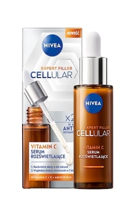 NIVEA-Сыворотка для восстановления сияния Cellular Expert Filler Nivea c витамином С 30 мл-5900017098289-