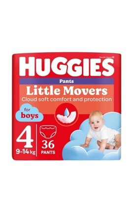 HUGGIES-Підгузки-трусики дитячі Huggies Pants для хлопчиків розмір 4 9-14 кг 36 шт-5029053564265-